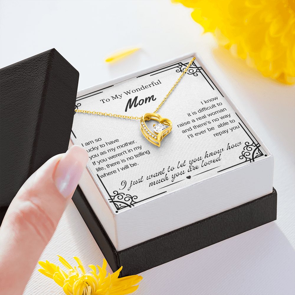 Mom Gift Forever Love Necklace
