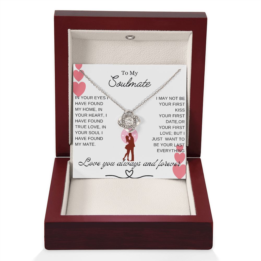 To My Mother Gift Love Knot Necklace Message Card Gift from Daughter o |  The Honorarium