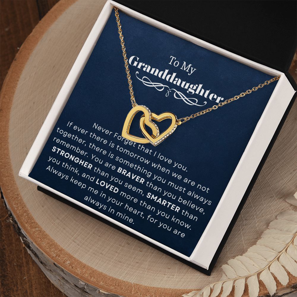 Granddaughter- Never Forget That I love You Necklace